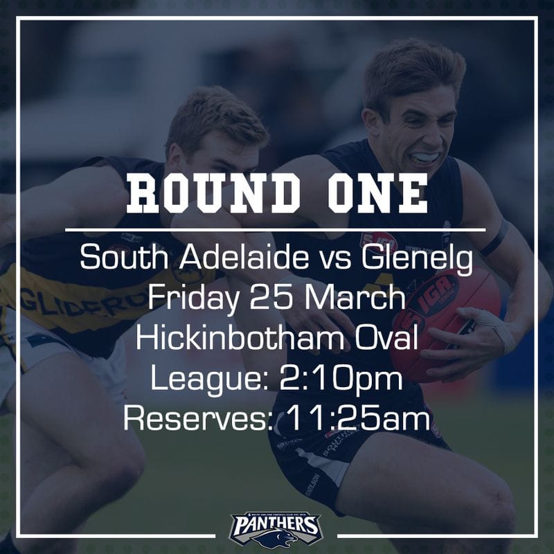Round One: South vs Glenelg - Teams